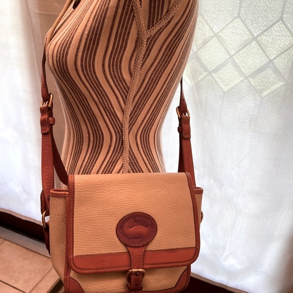 Dooney & Bourke Handbags - Dooney & Bourke All Weather Leather vintage Crossbody bag